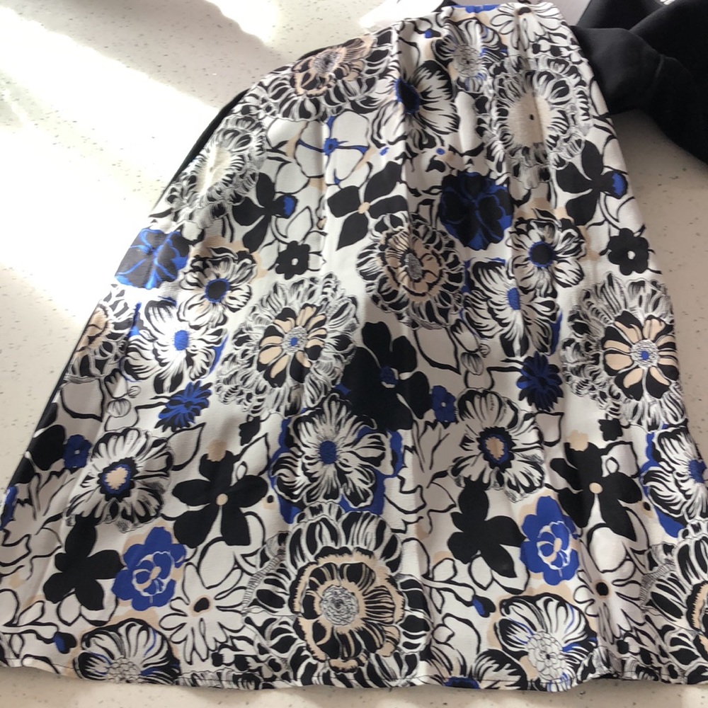 MSGM floral panel wide leg palazzo track pants - Picture 11 of 14